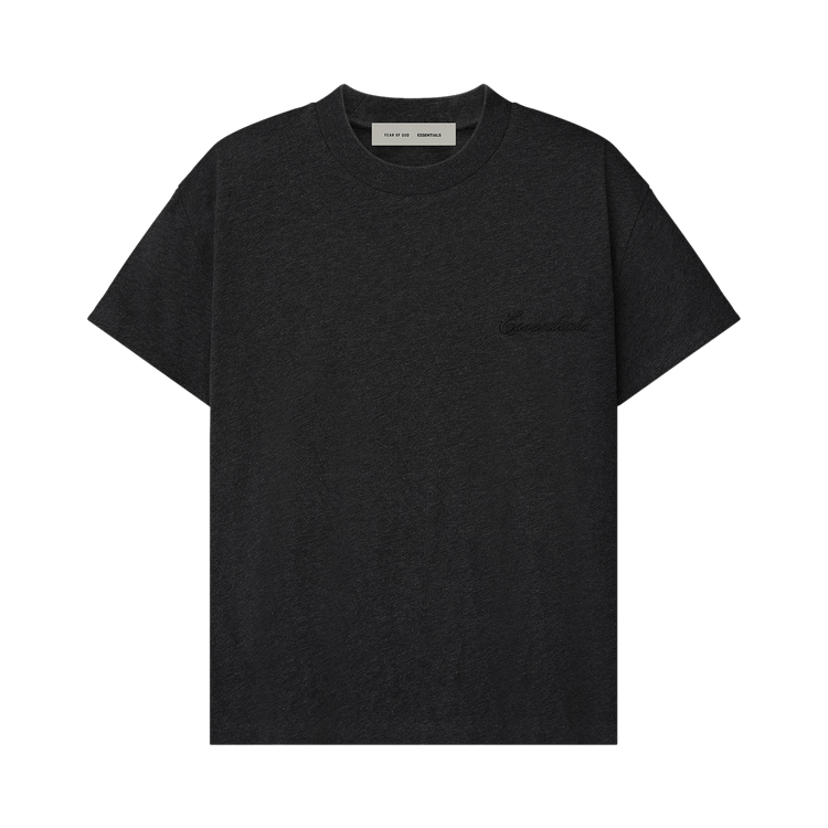 Fear of God Essentials Women's Embroidered Classic Tee Vintage Black (2025)