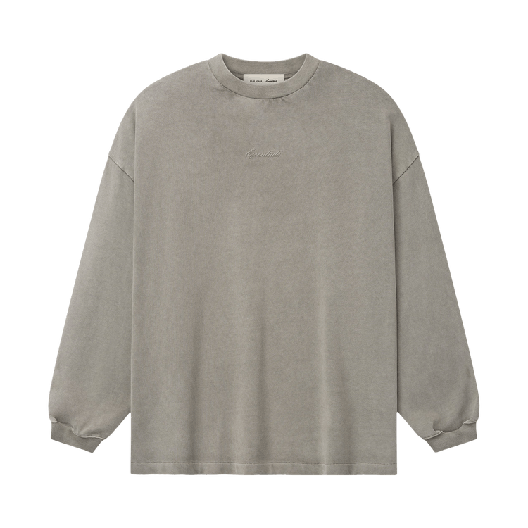 Fear of God Essentials Signature 90s Long Sleeve Tee Faded Seal (SS26)
