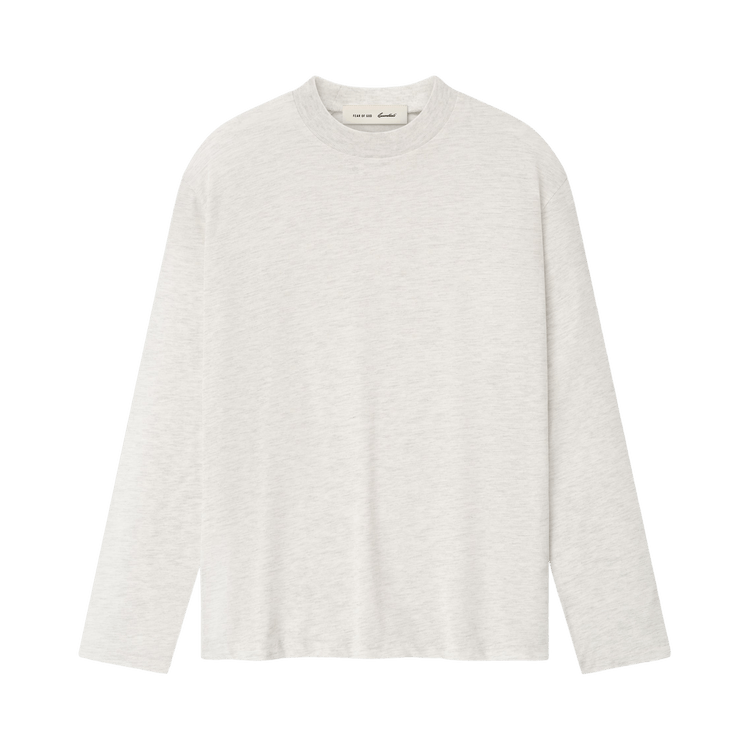 Fear of God Essentials Women's Signature Classic Long-Sleeve Tee Oatmeal Heather (SS26)