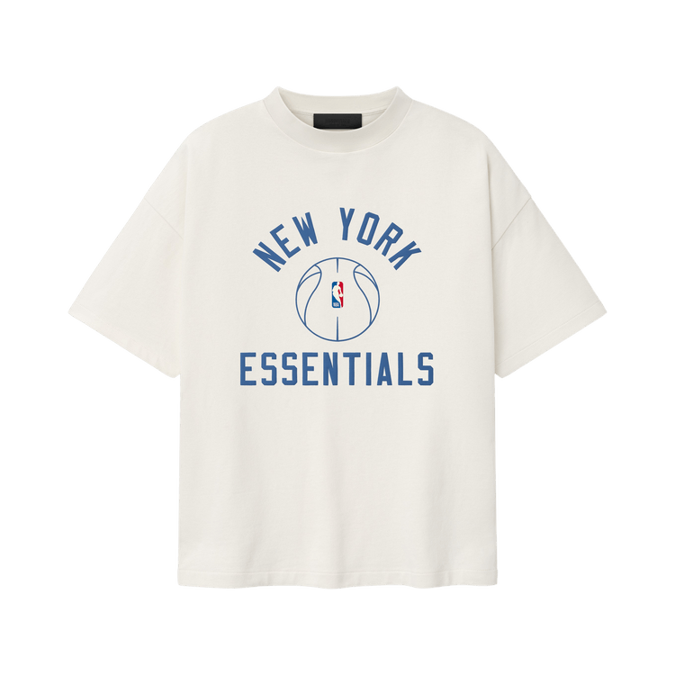 Fear of God Essentials Knicks x Barkley Hendricks 90s Tee Ivory (SS26)