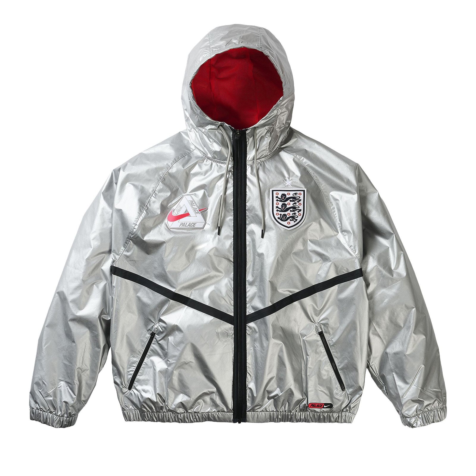 Nike x Palace World Cup Anthem Jacket England Pewter Grey front