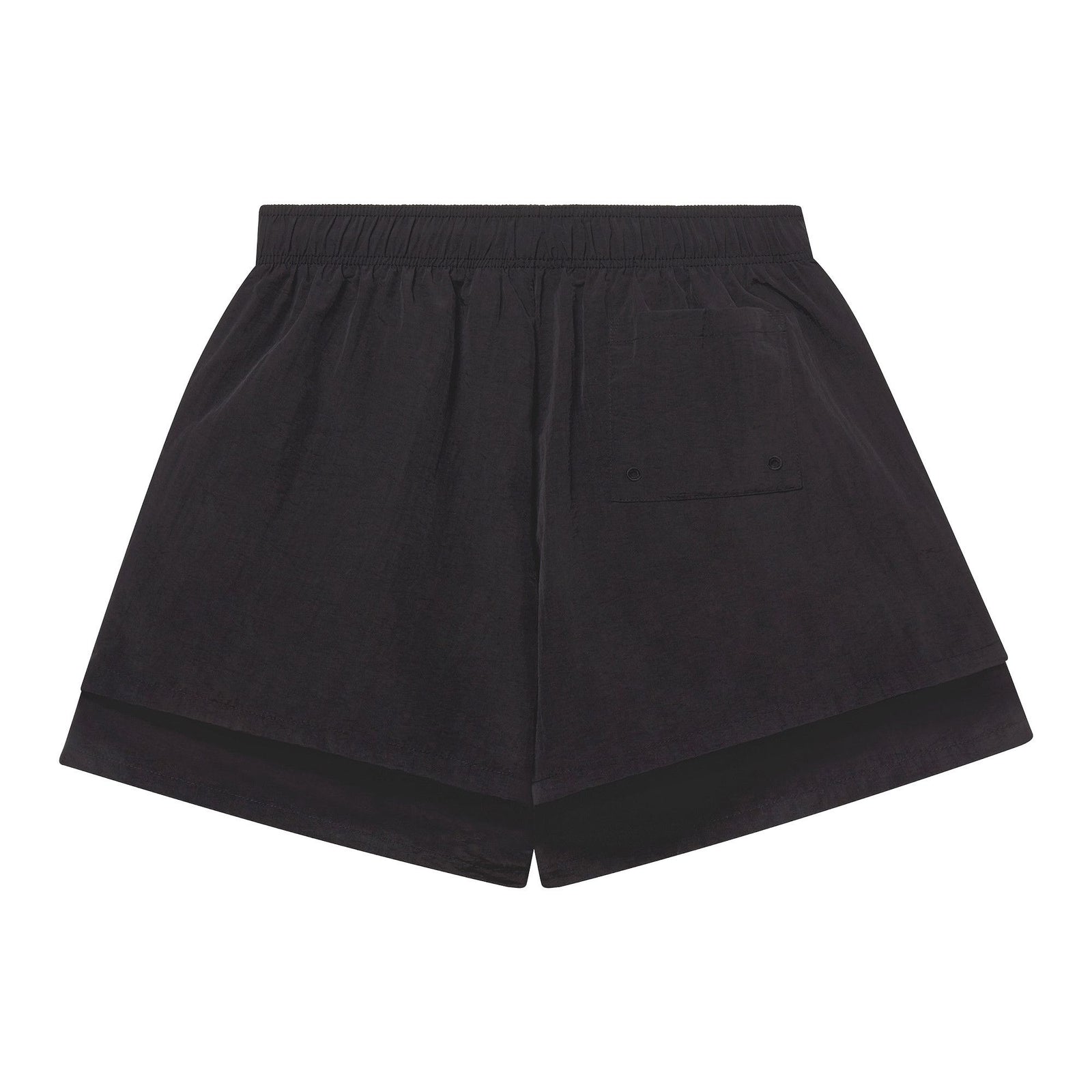 Sp5der OG Web Double Layer Short Black front
