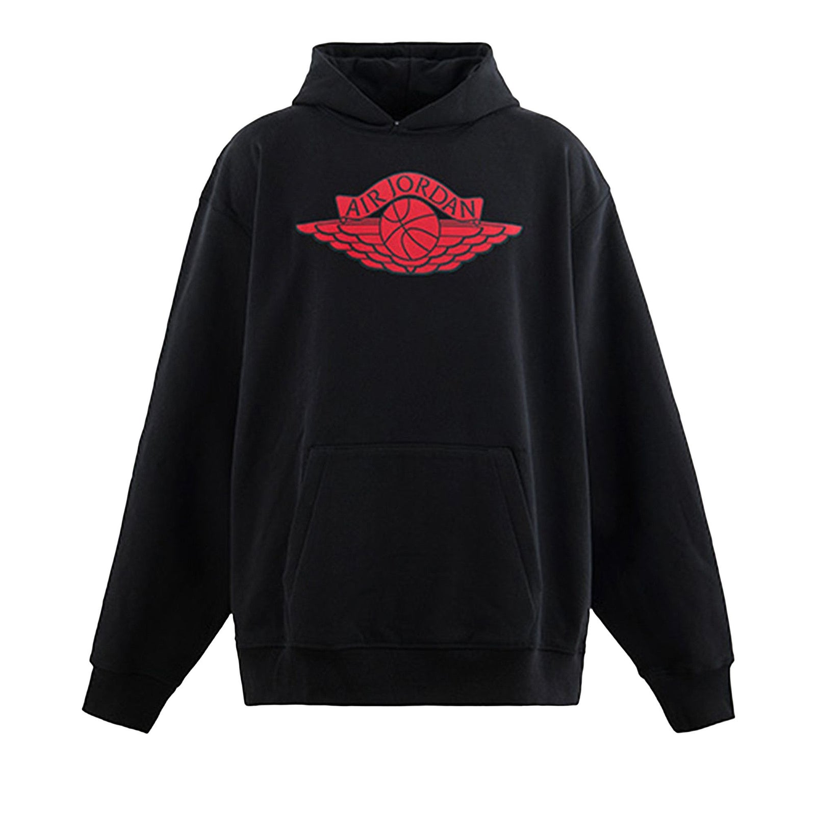 Jordan x Saint Michael Fleece Hoodie Black front