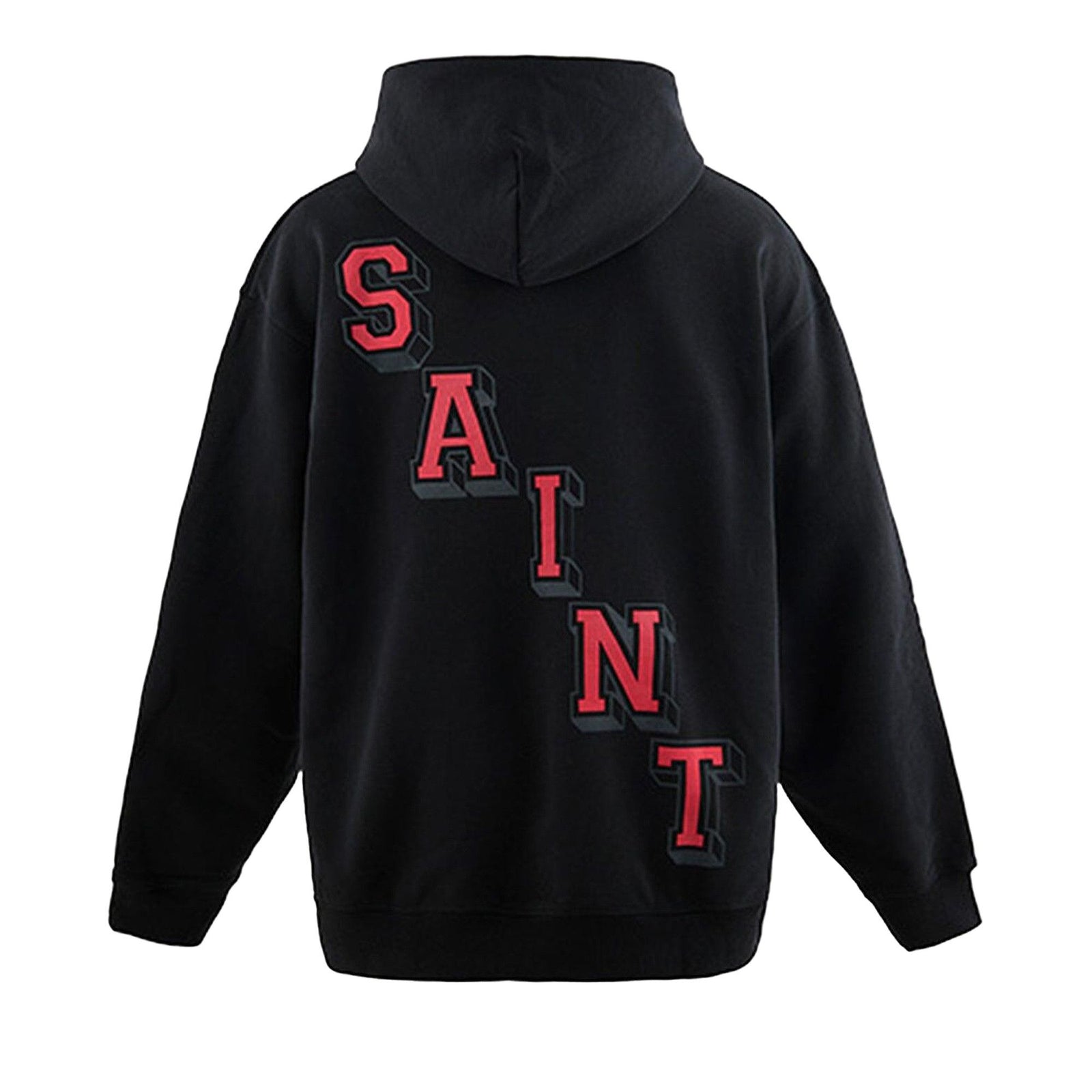 Jordan x Saint Michael Fleece Hoodie Black front