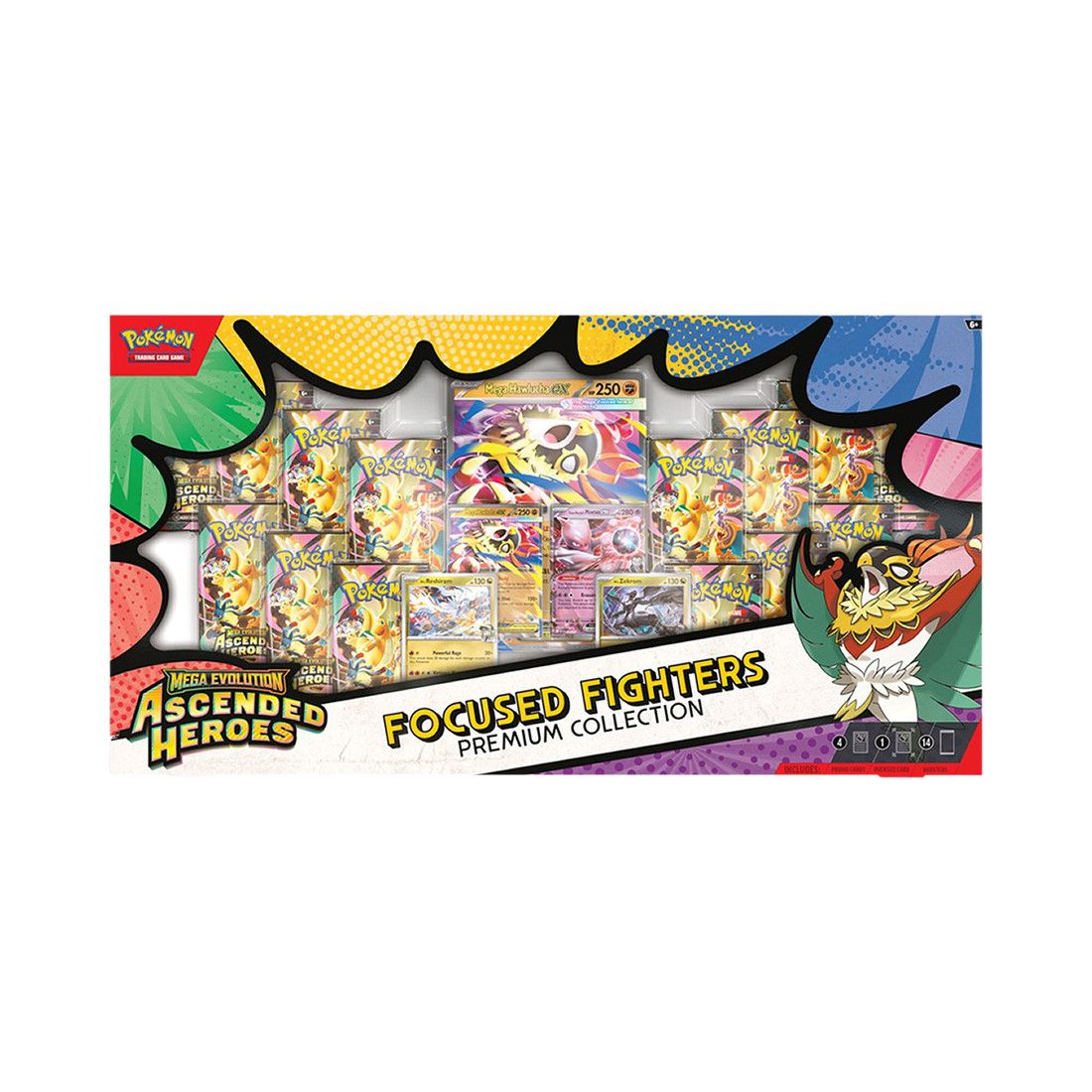 Pokémon Mega Evolution Ascended Heroes Focused Fighters Premium Collection (Sam's Club Exclusive)