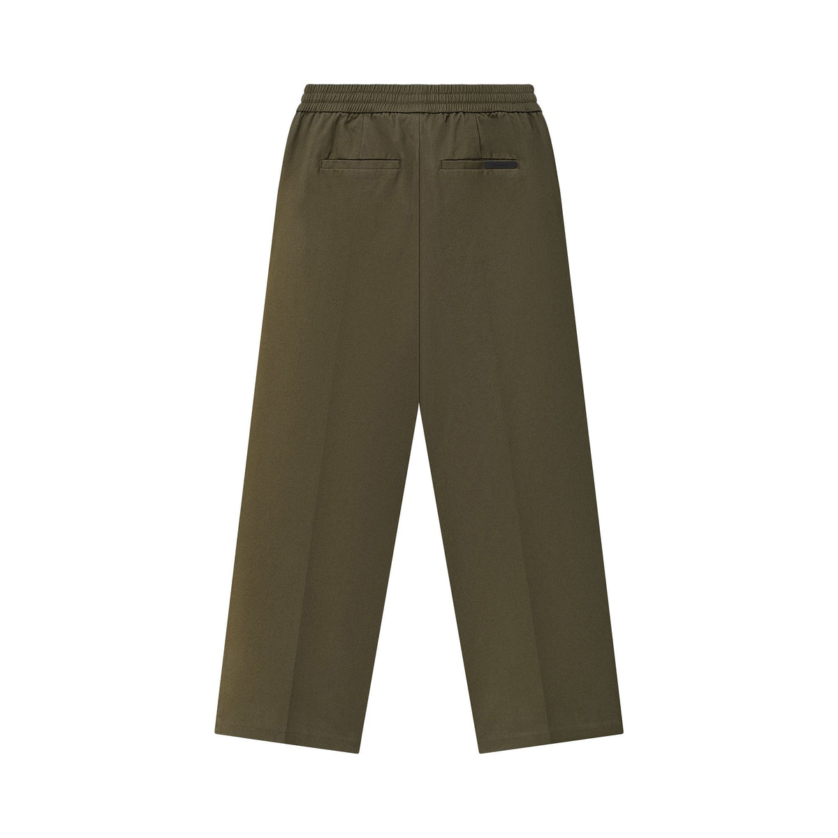 Fear of God Essentials Cotton Twill Pleat Front Drawstring Pant Moss (SS26)