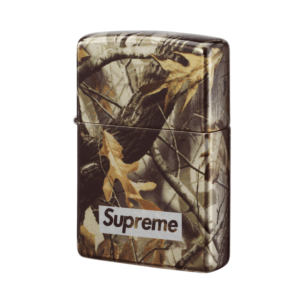 Supreme x Camo Logo Zippo Realtree Hardwoods Camo - Im Your Wardrobe