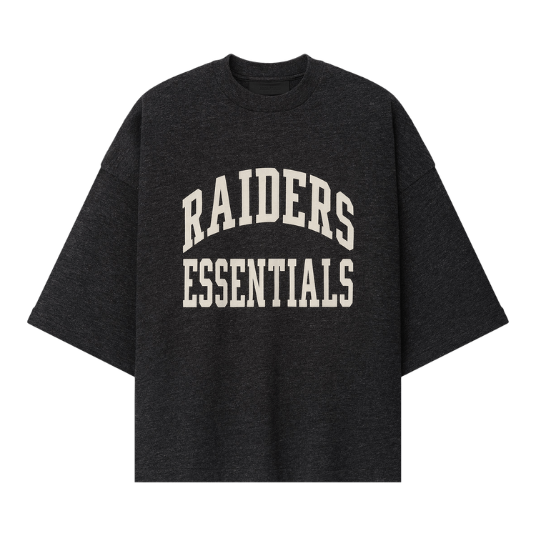 Fear of God Essentials Raiders Merch Tee Iron Grey Heather (FW26)