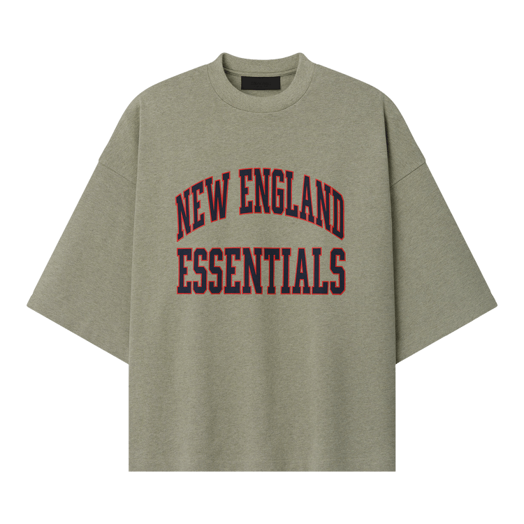 Fear of God Essentials Patriots Merch Tee Seal Heather (FW26)