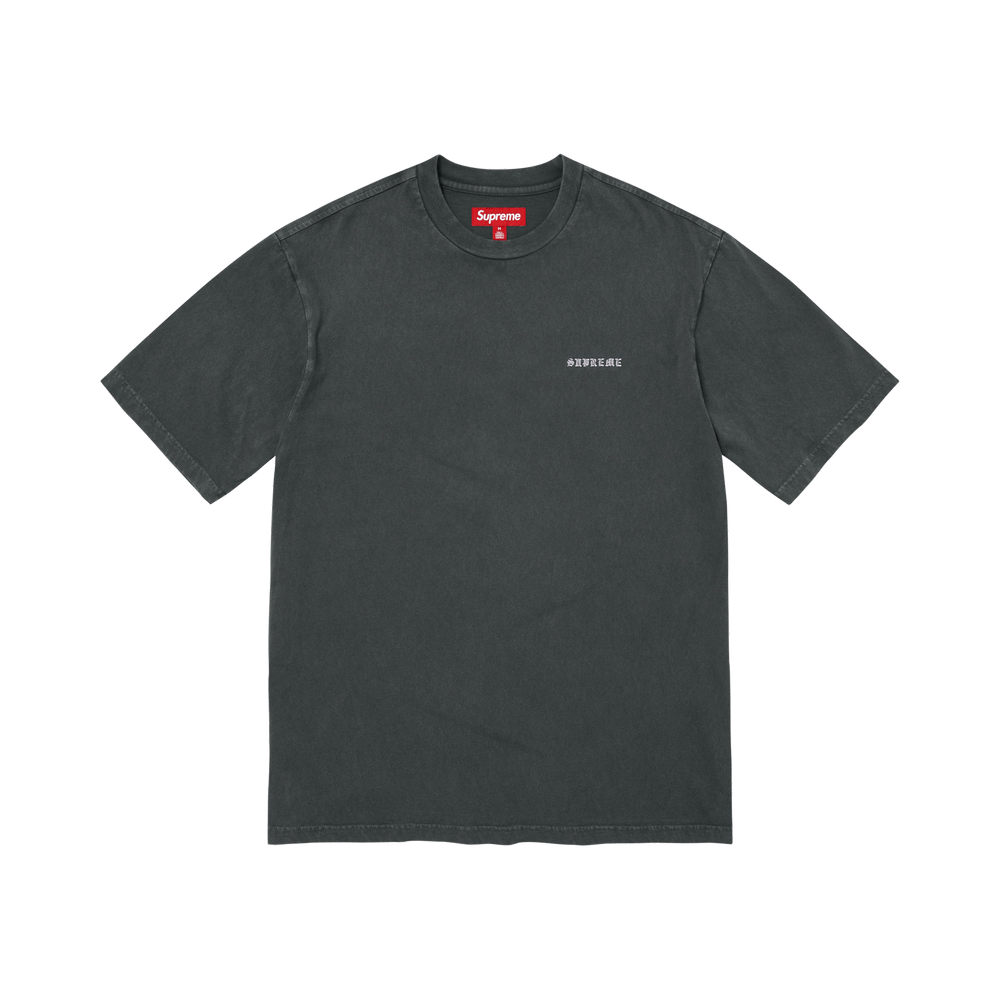 Supreme Washed Short-Sleeve Top Black - Im Your Wardrobe