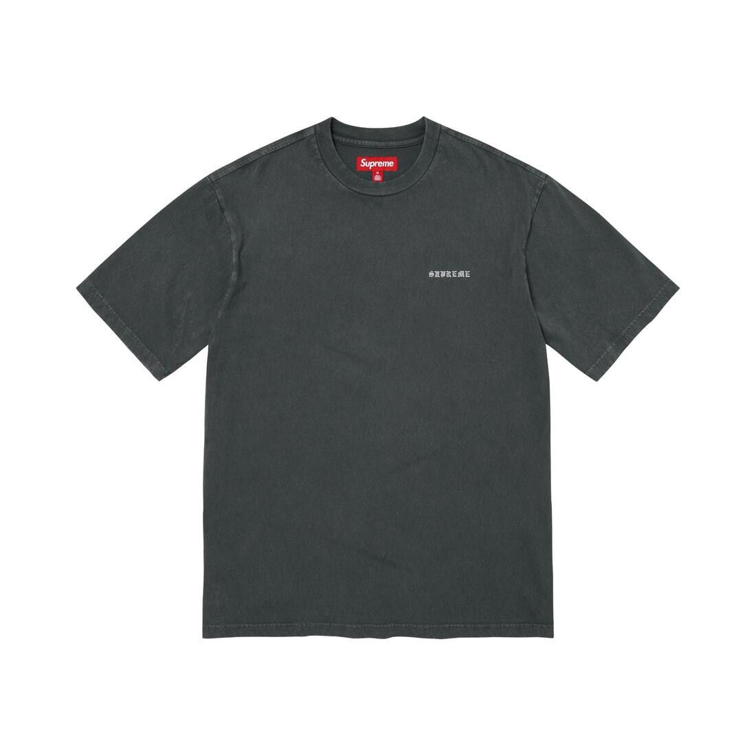 Supreme Washed Short-Sleeve Top Black - Im Your Wardrobe