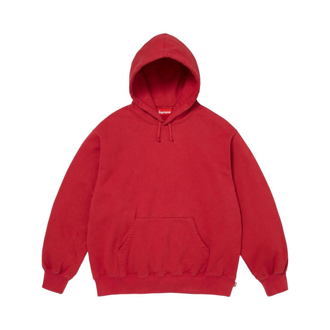 Supreme Mirrored Appliqué Hooded Sweatshirt Red - Im Your Wardrobe