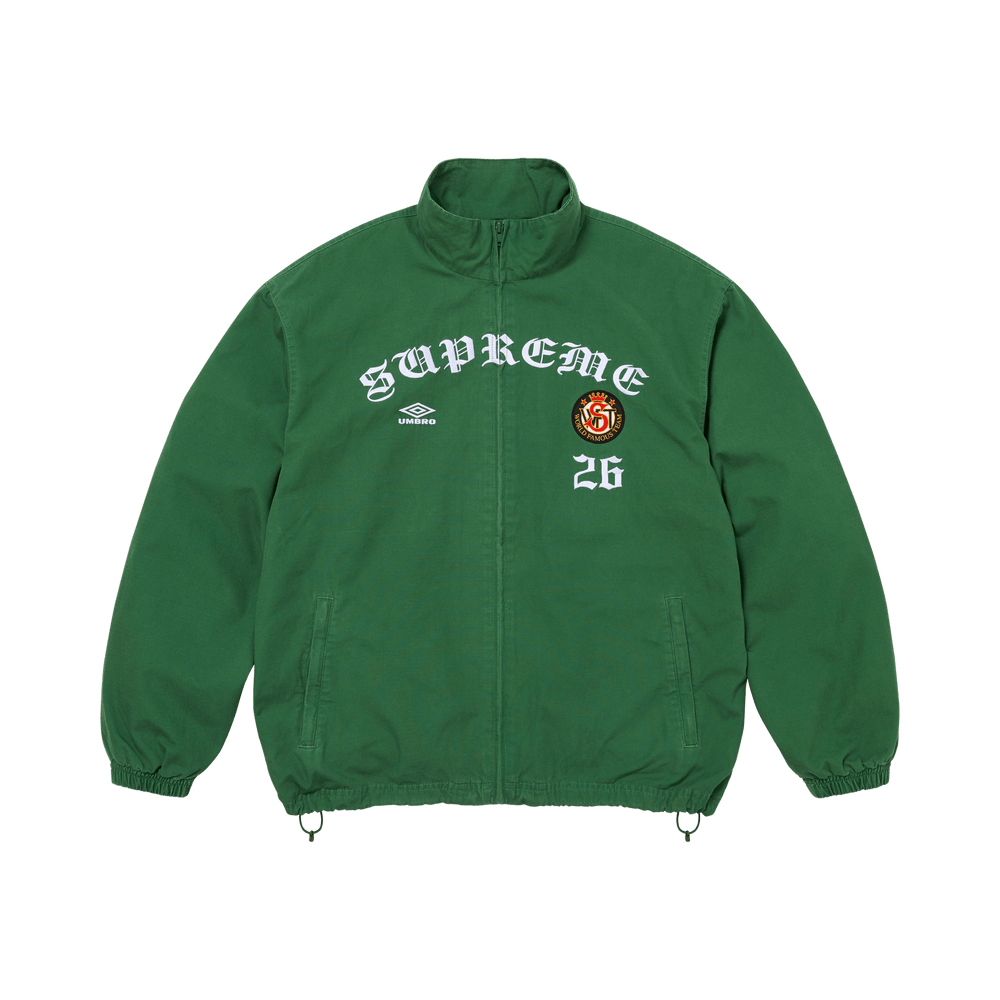 Supreme x Umbro Cotton Ripstop Track Jacket Green - Im Your Wardrobe