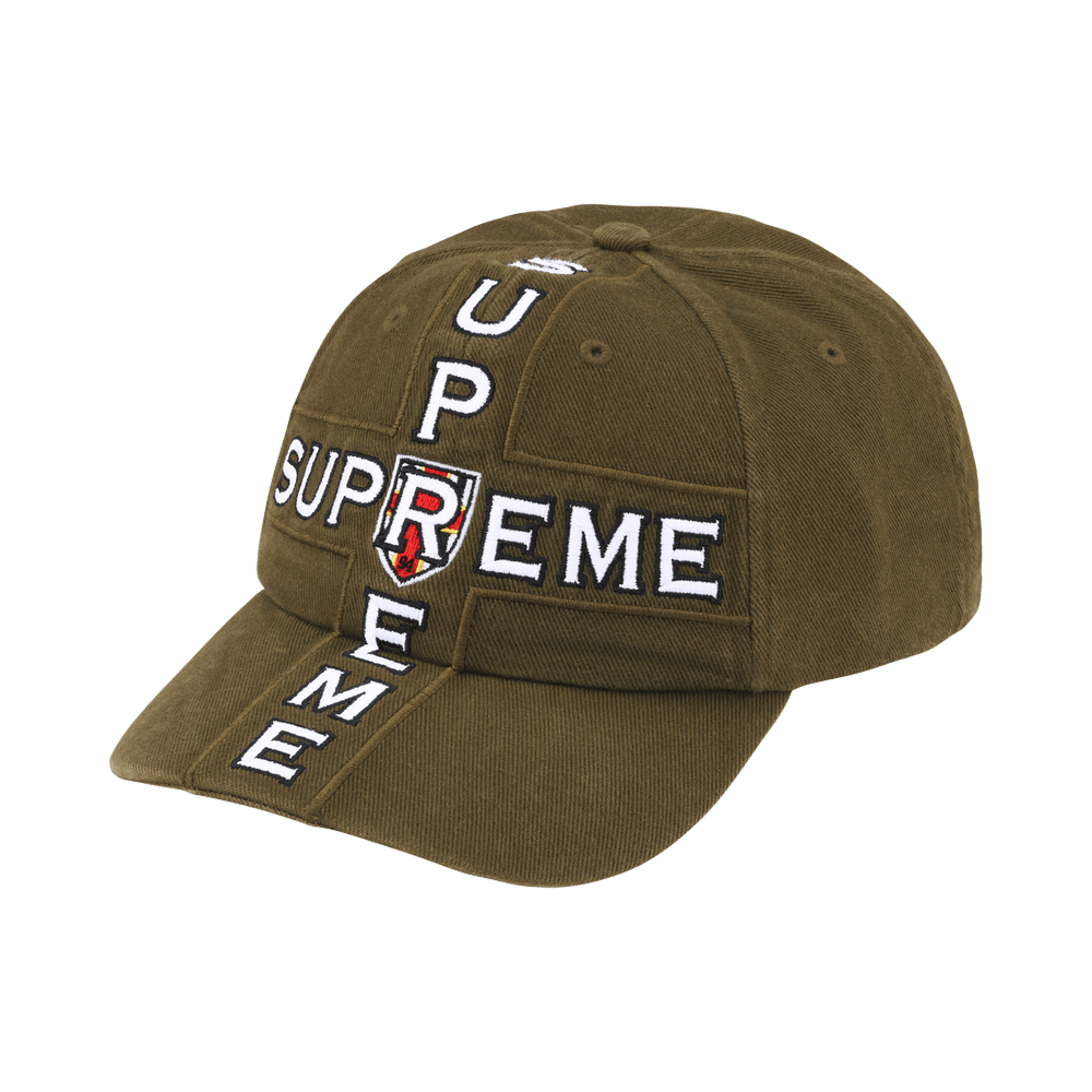 Supreme Cross 6-Panel Olive - Im Your Wardrobe