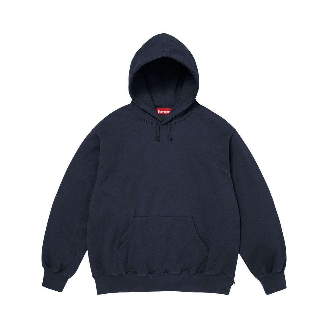 Supreme Mirrored Appliqué Hooded Sweatshirt Navy - Im Your Wardrobe