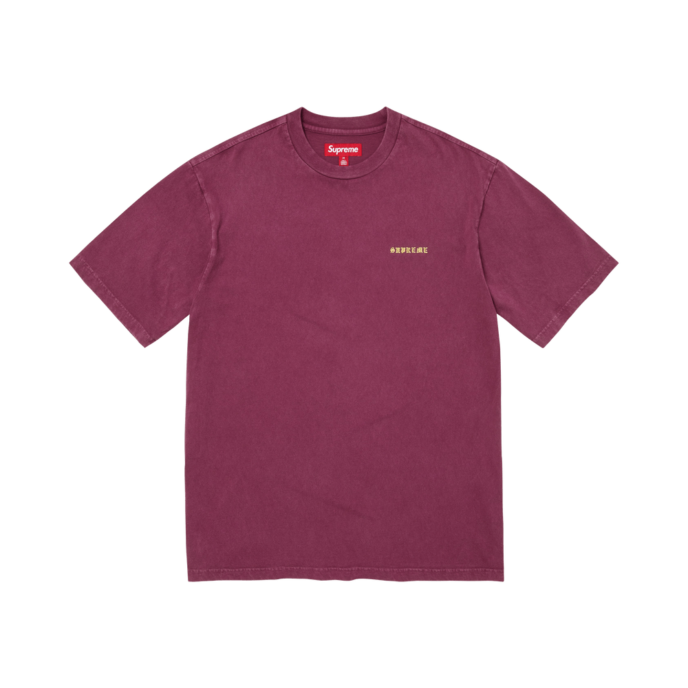Supreme Washed Short-Sleeve Top Plum - Im Your Wardrobe