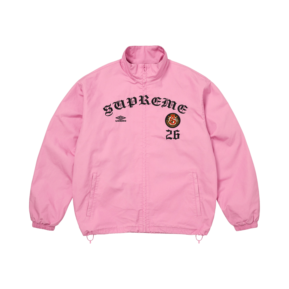 Supreme x Umbro Cotton Ripstop Track Jacket Pink - Im Your Wardrobe