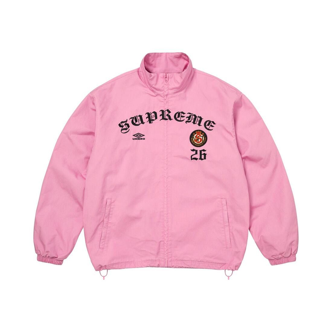 Supreme x Umbro Cotton Ripstop Track Jacket Pink - Im Your Wardrobe