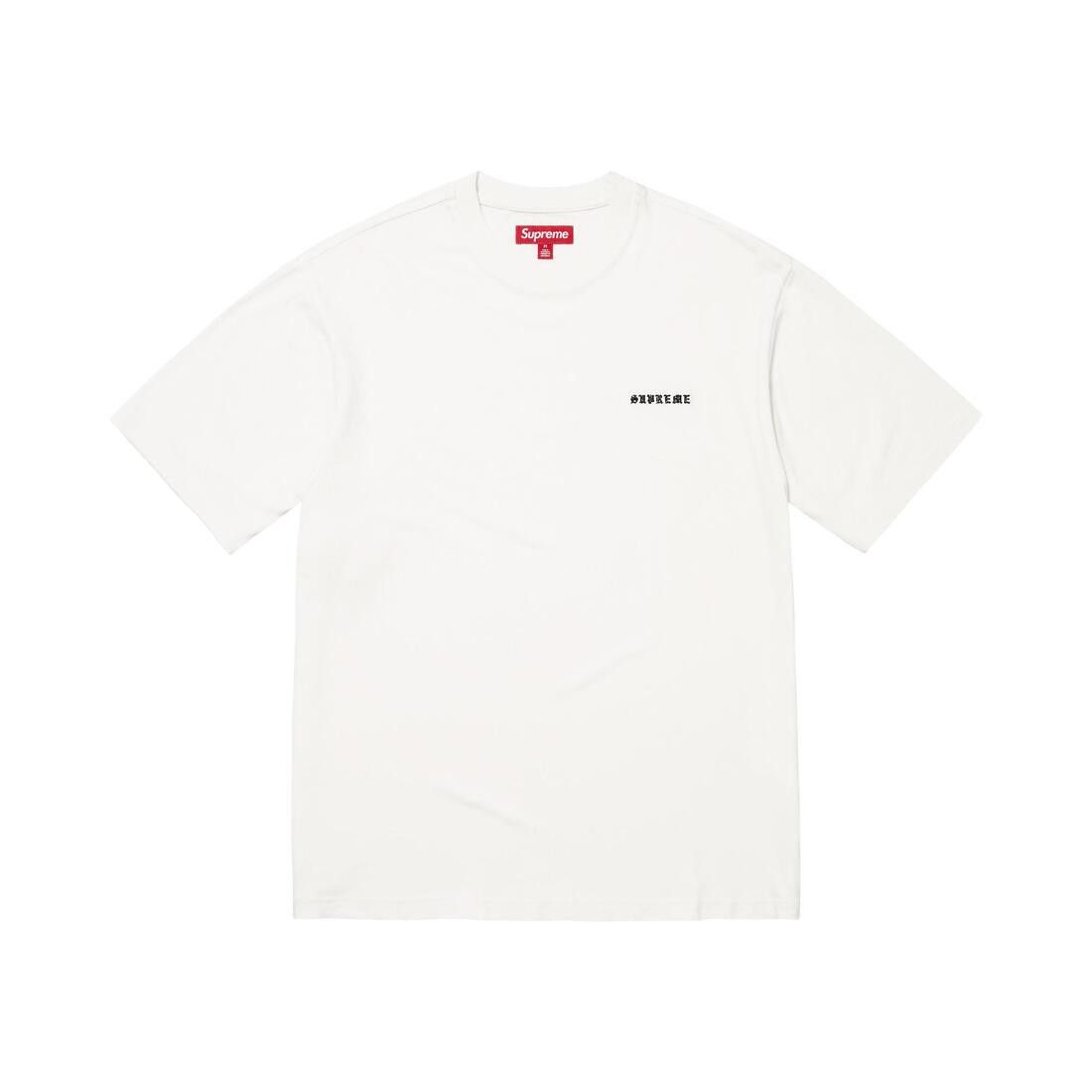 Supreme Washed Short-Sleeve Top White - Im Your Wardrobe
