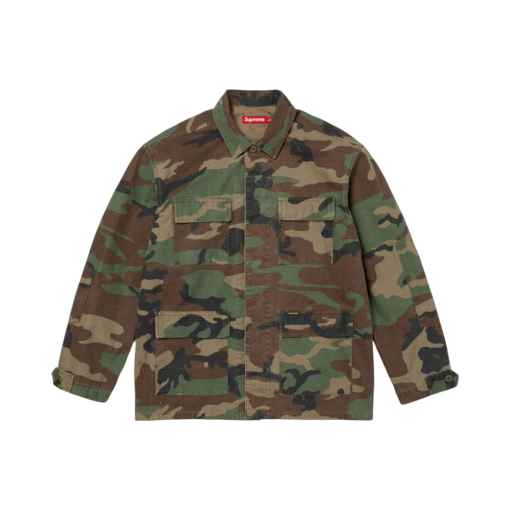 Supreme Ripstop BDU Shirt Jacket Woodland Camo - Im Your Wardrobe