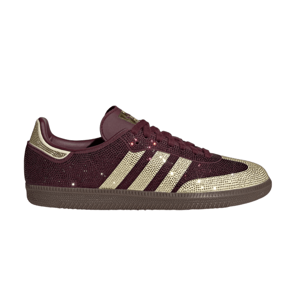 adidas Samba OG Rhinestone Maroon Warm Vanilla (W)