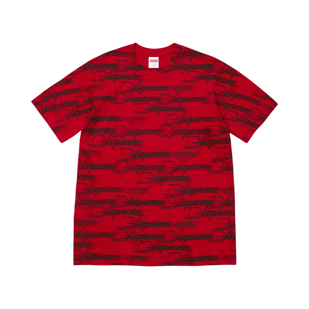 Supreme Script Tee Red