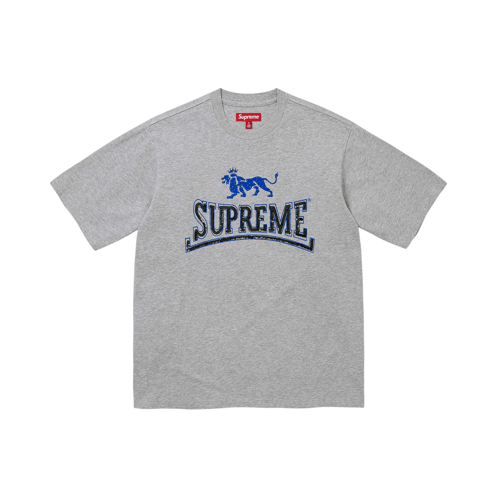 Supreme Milan Sequin Short-Sleeve Top Heather Grey