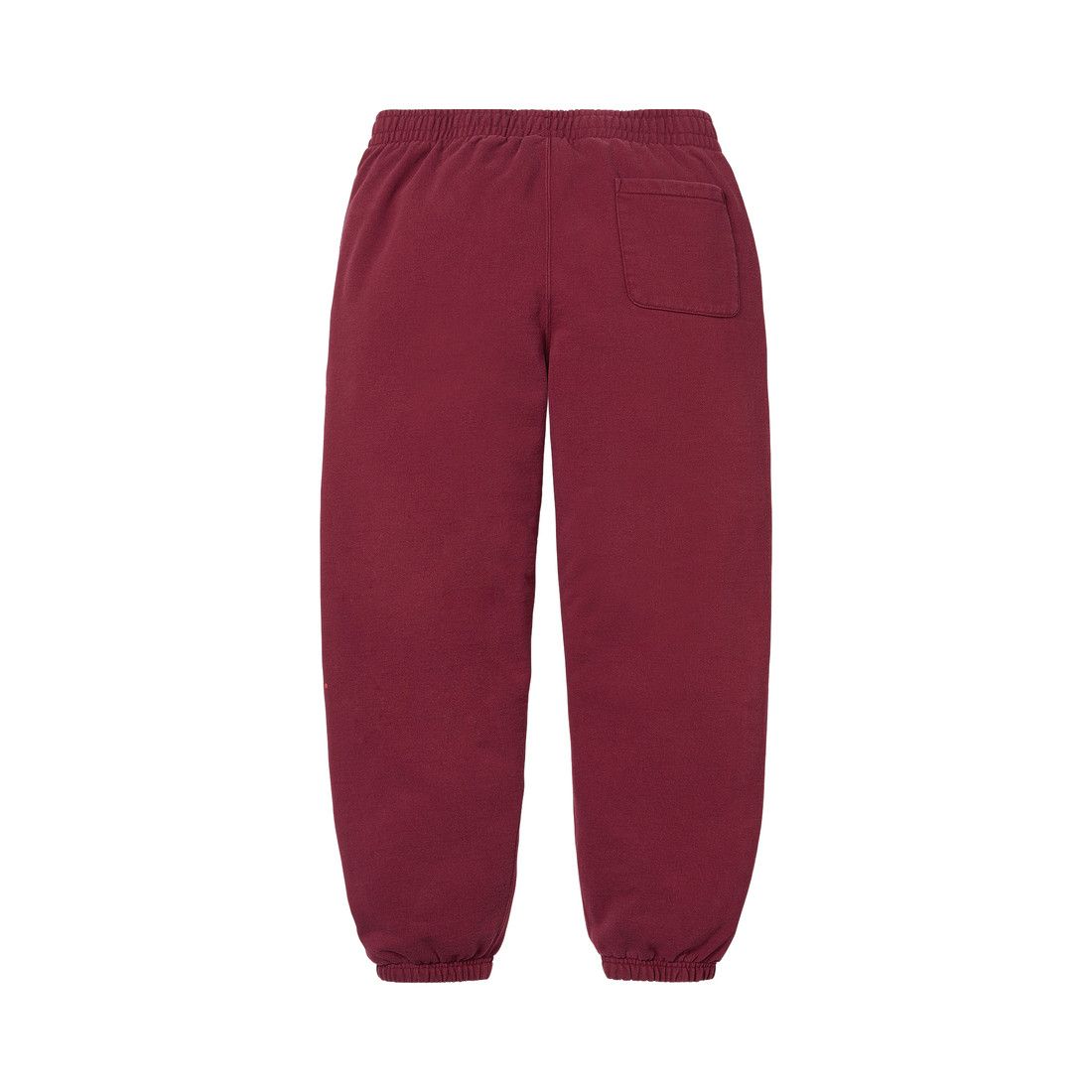 Supreme Washed Logo Sweatpant Cardinal