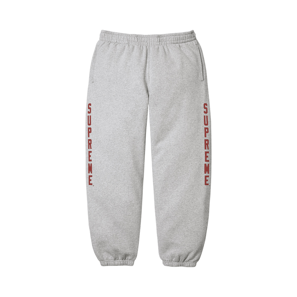 Supreme Washed Logo Sweatpant Heather Grey