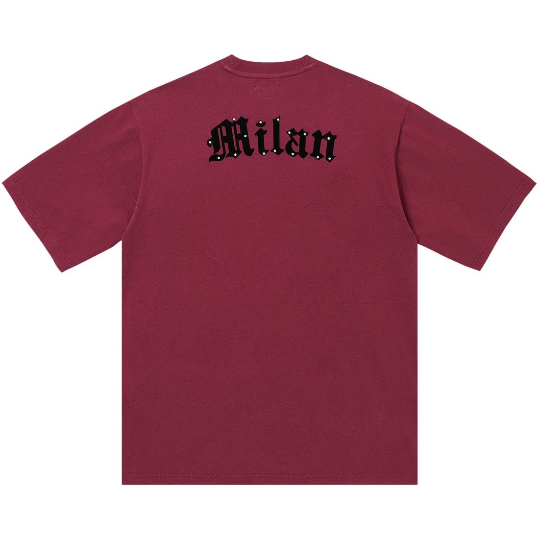 Supreme Milan Sequin Short-Sleeve Top Maroon