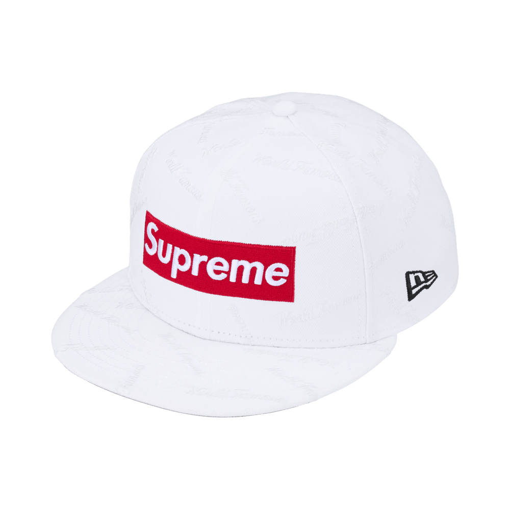 Supreme World Famous Box Logo New Era White