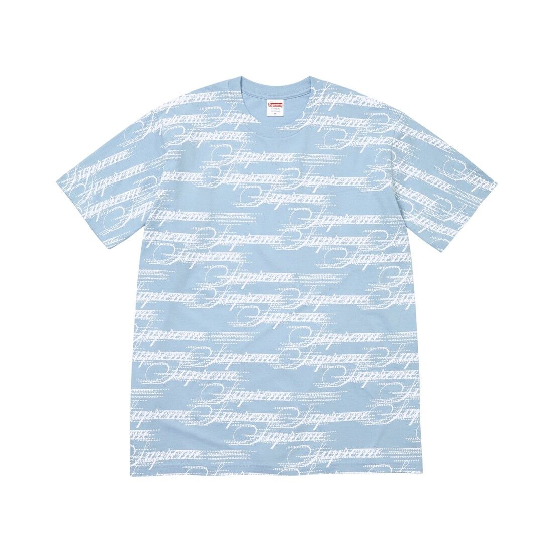 Supreme Script Tee Powder Blue
