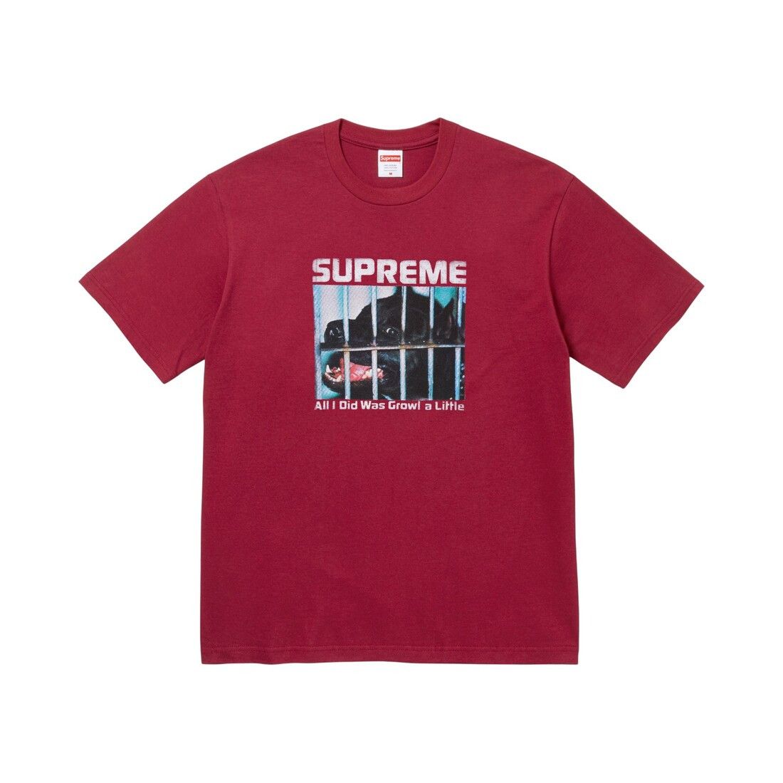 Supreme Growl Tee Cardinal