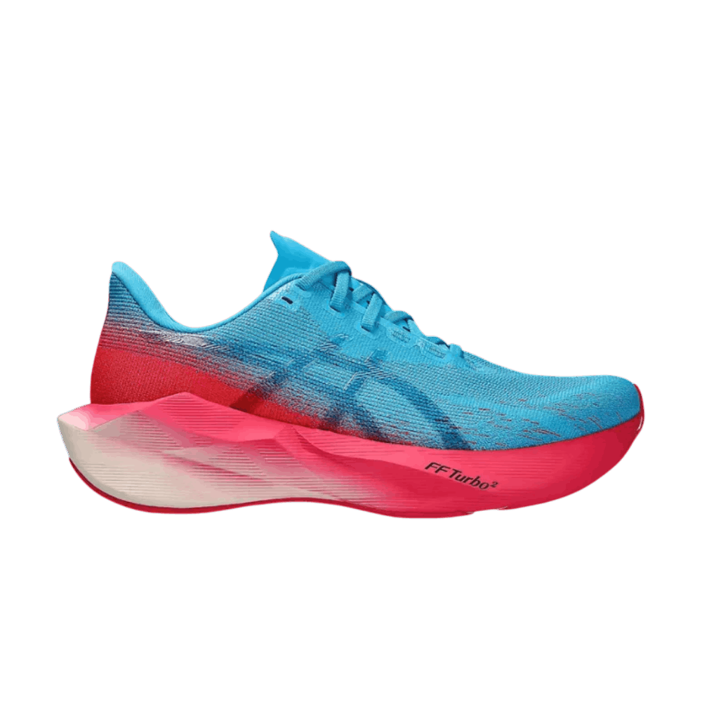 Distance x ASICS Novablast 6 Digital Aqua