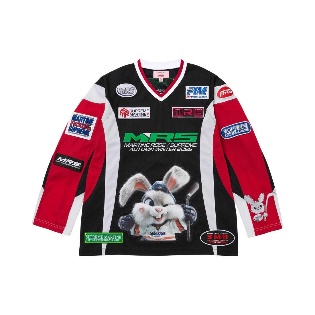 Supreme x Martine Rose Hockey Jersey Black