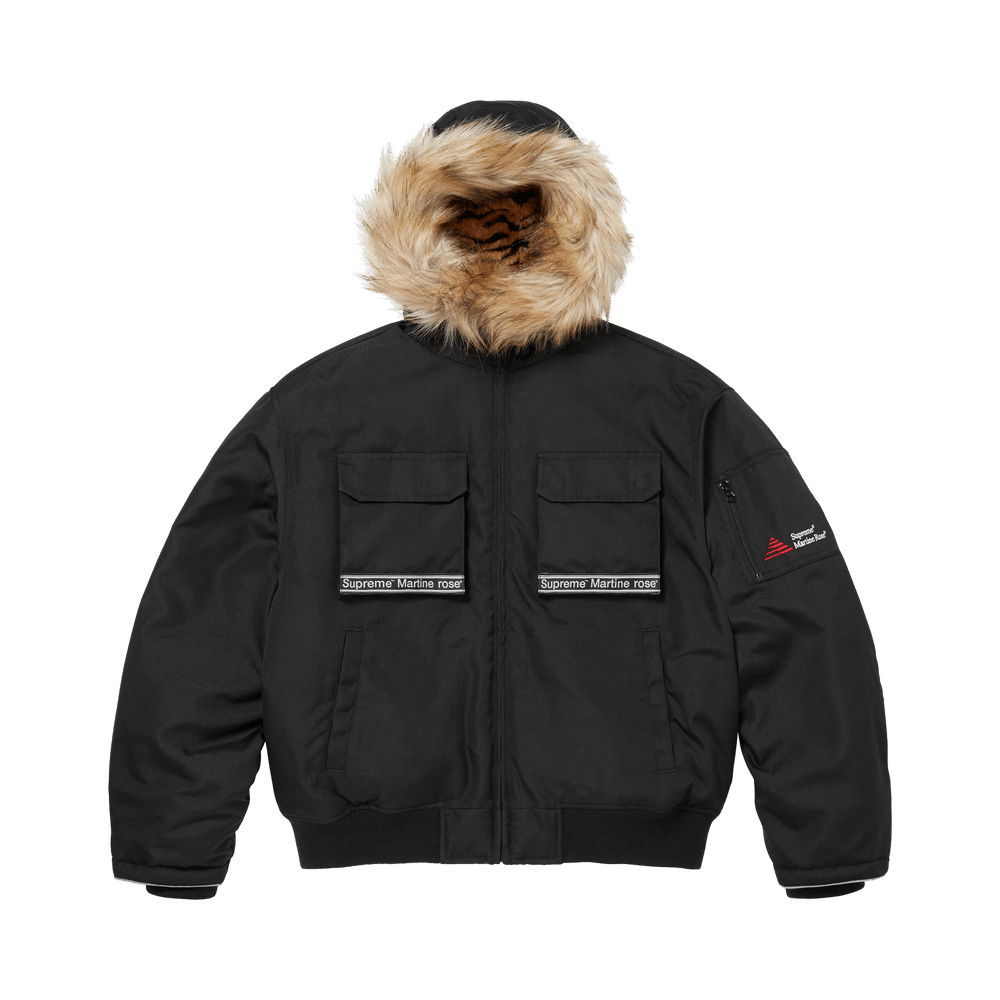 Supreme x Martine Rose Lined Cordura Hooded Jacket Black