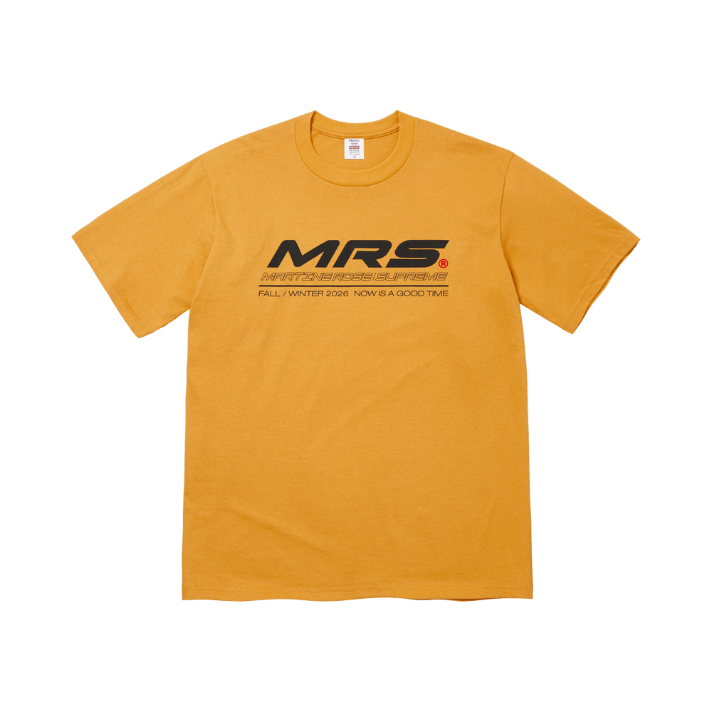 Supreme x Martine Rose Now Tee Mustard