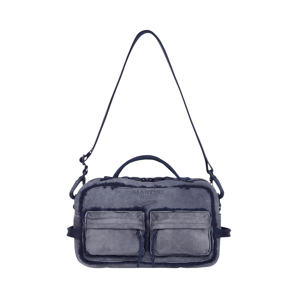 Supreme x Martine Rose Shearling Mini Duffle Bag Navy
