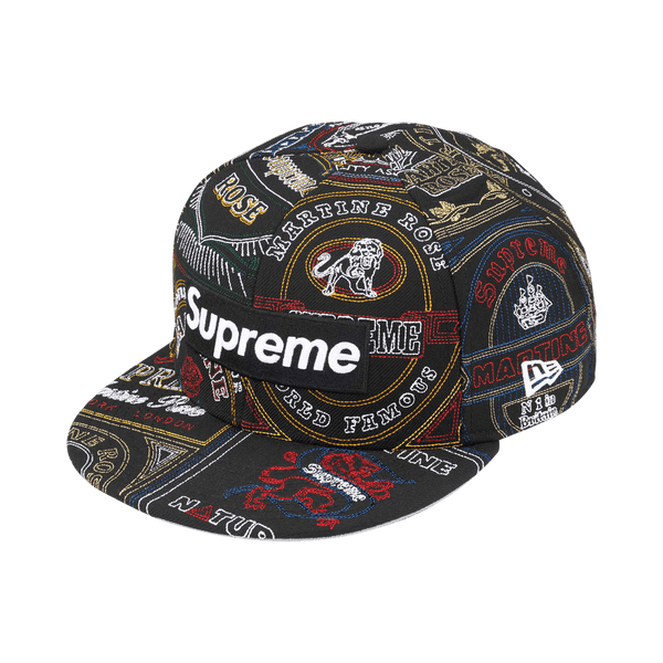 Supreme x Martine Rose Patchwork Labels Box Logo New Era Multicolor