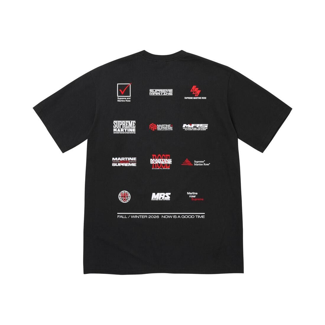 Supreme x Martine Rose Now Tee Black
