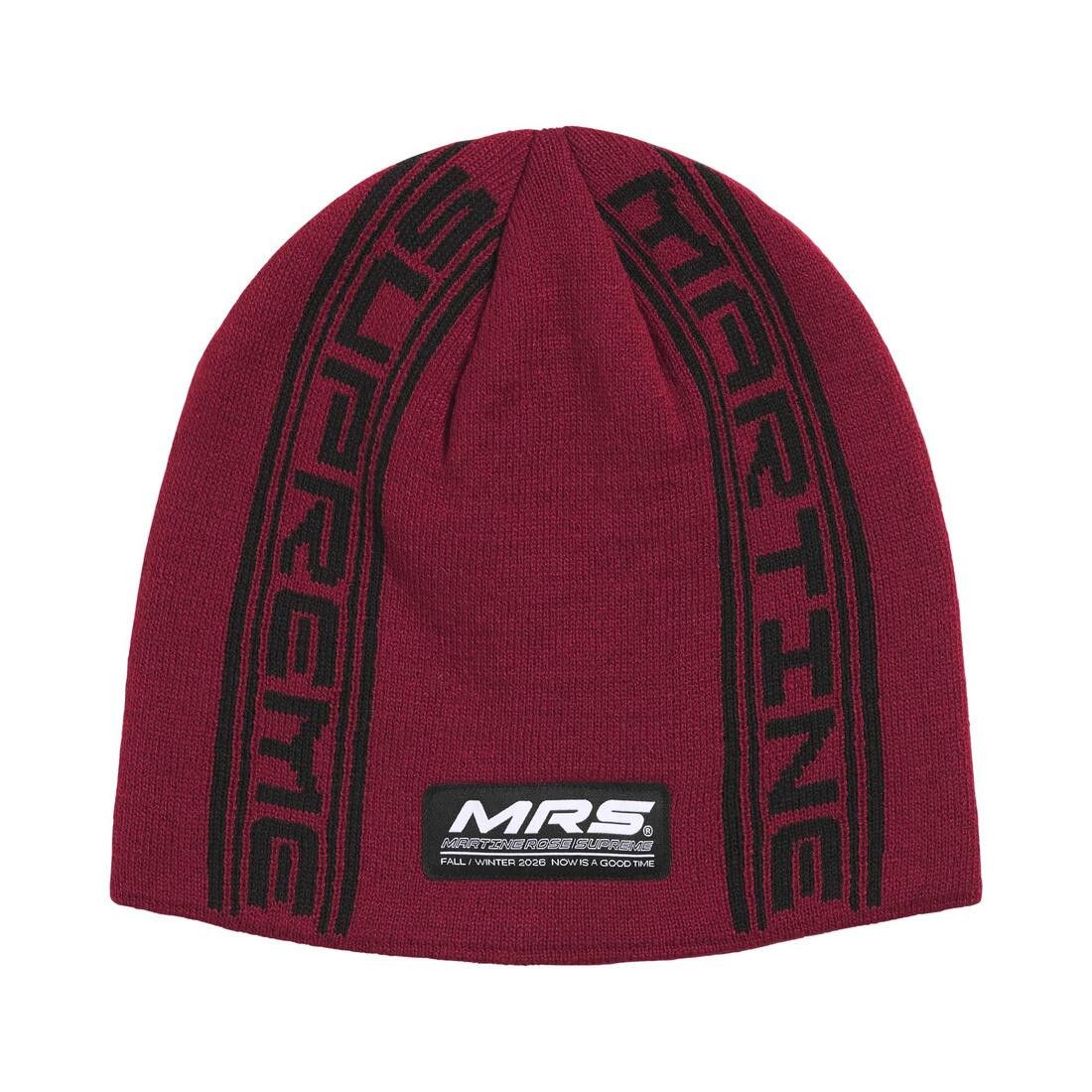 Supreme x Martine Rose Jacquard Beanie Red