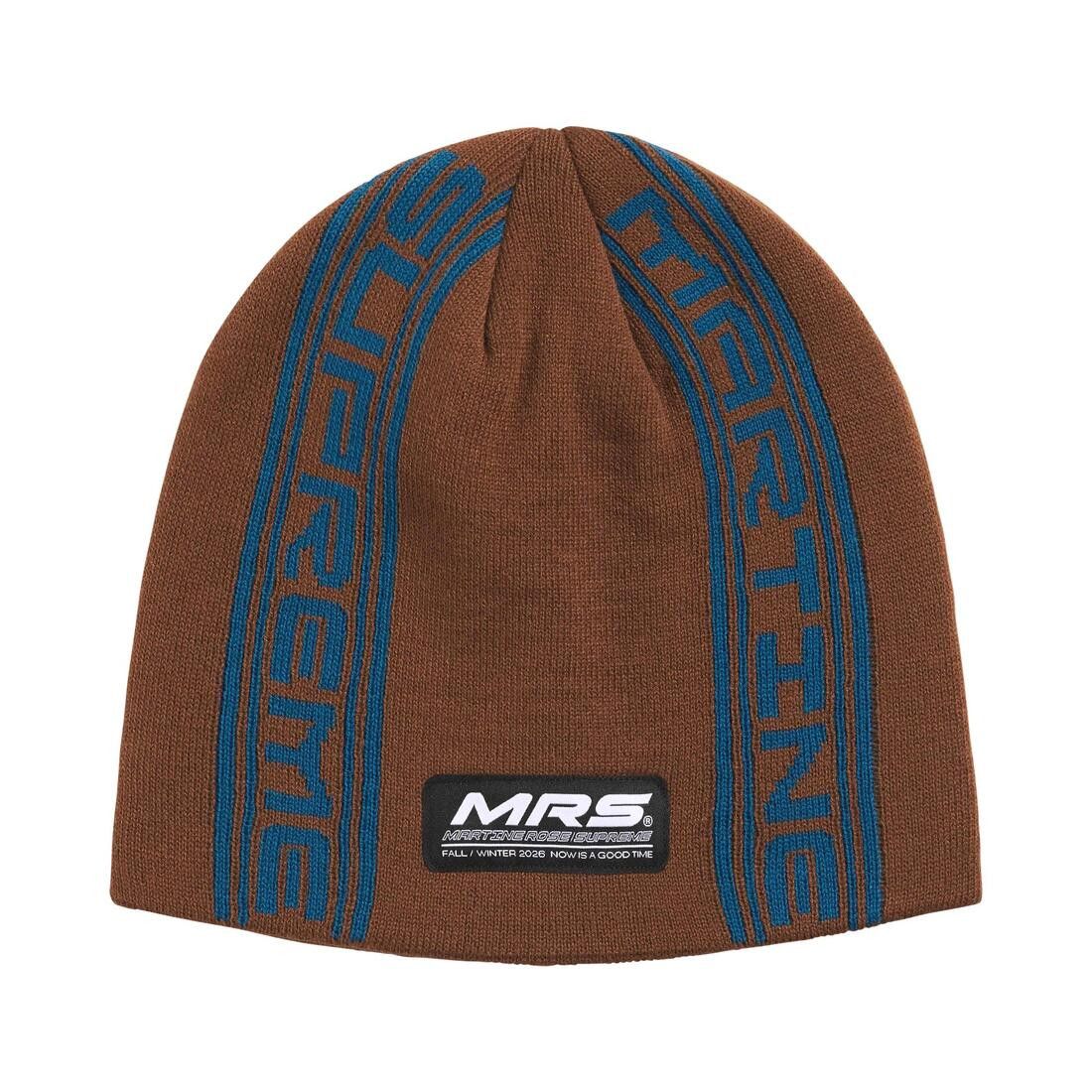 Supreme x Martine Rose Jacquard Beanie Brown