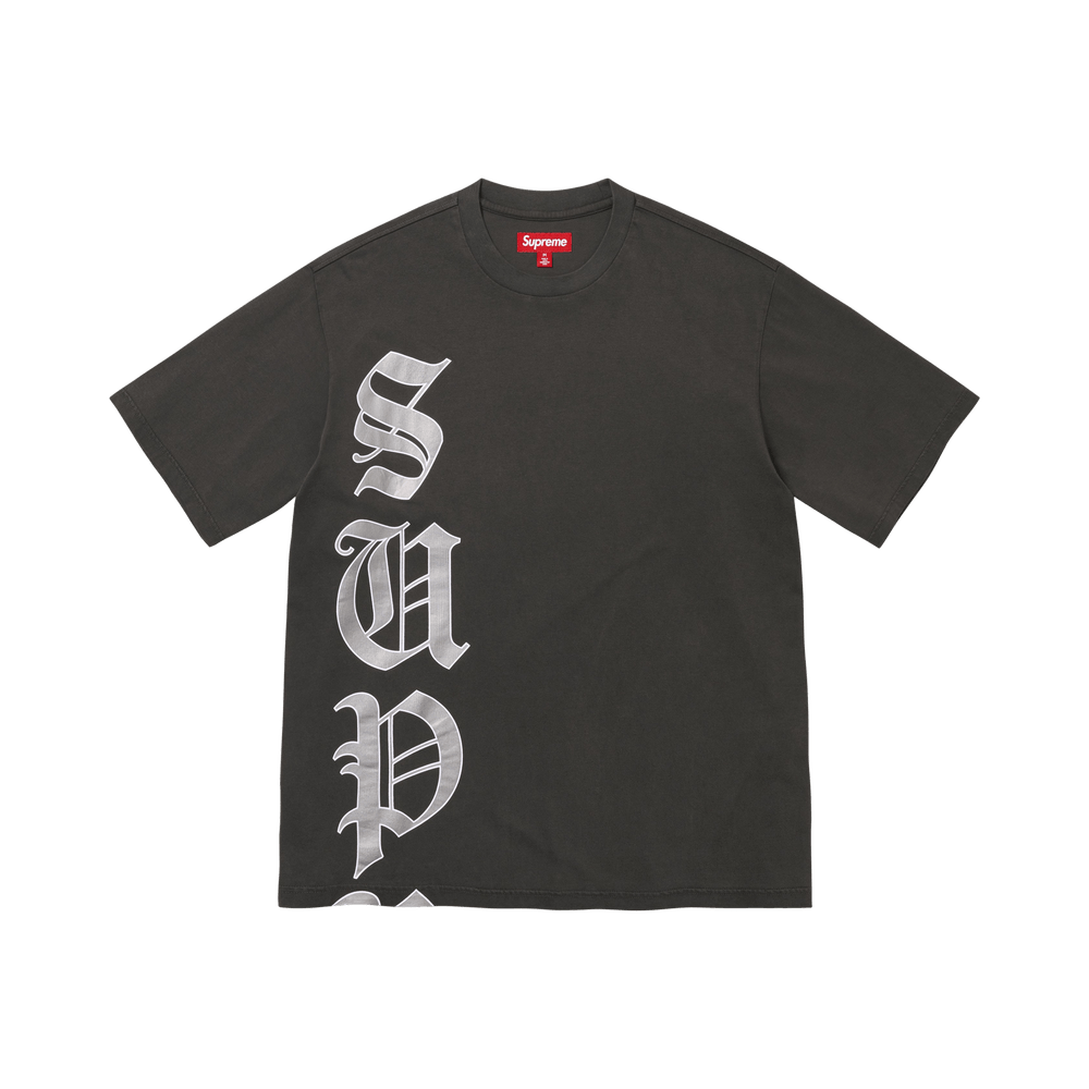 Supreme Cracked Vertical Short-Sleeve Top Black