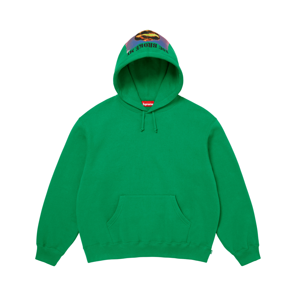 Supreme Heart Hooded Sweatshirt Green