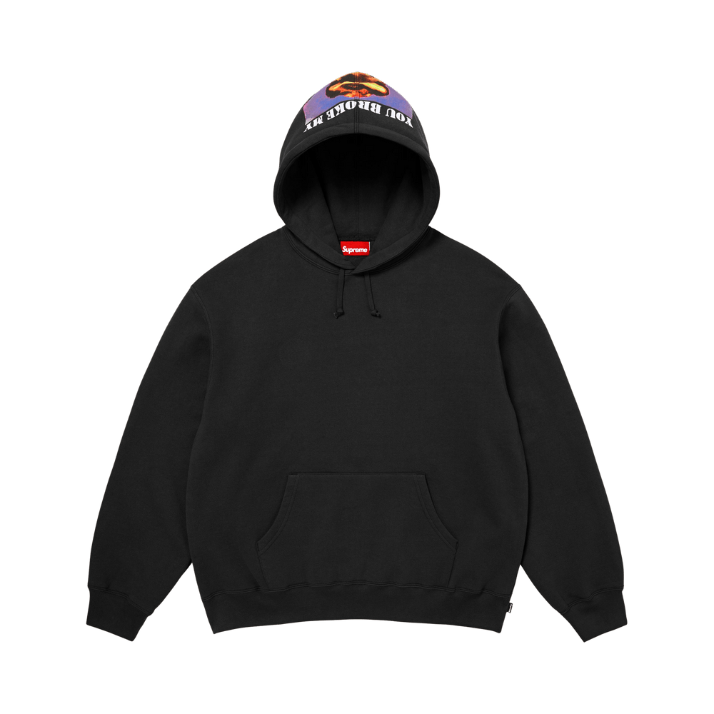 Supreme Heart Hooded Sweatshirt Black