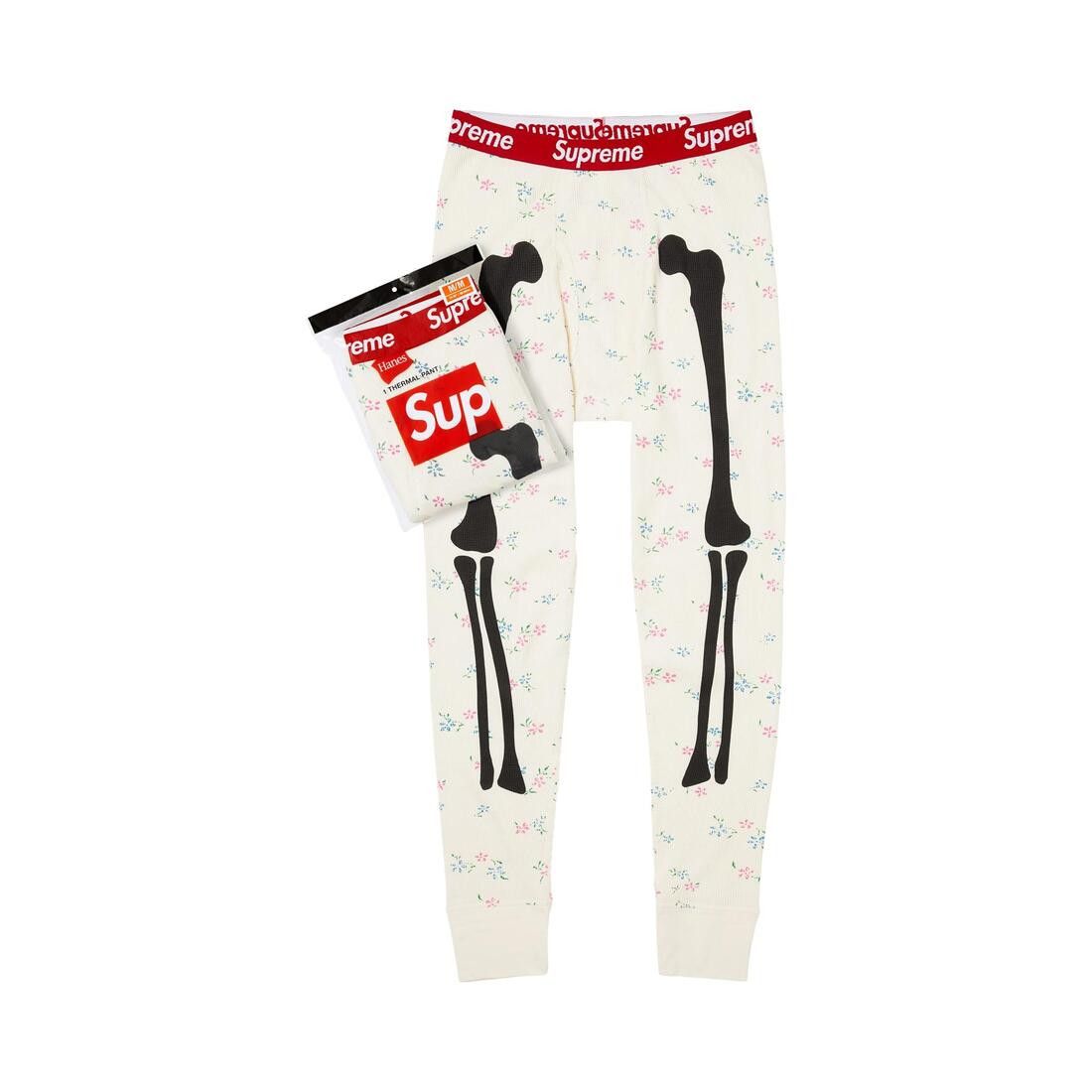 Supreme x Hanes Bones Thermal Pant (1 Pack) Floral