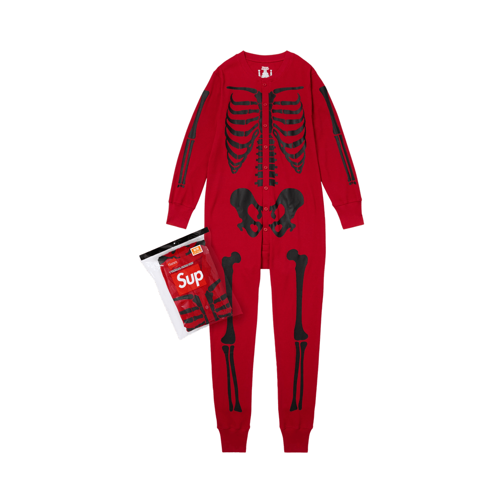 Supreme x Hanes Bones Thermal Union Suit (1 Pack) Red