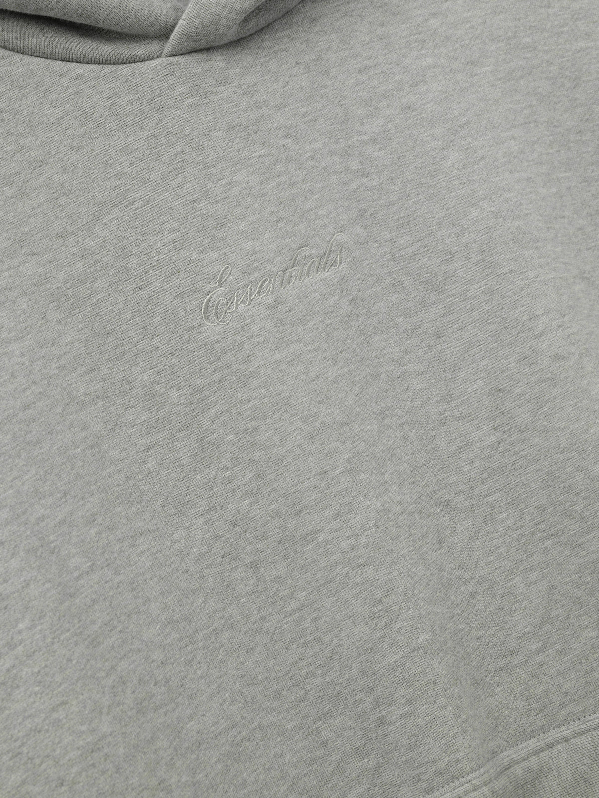 Fear of God Essentials Signature Classic Hoodie Concrete Heather - Im Your Wardrobe