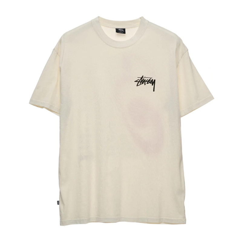 Stussy - S Talk Pigment Dyed Tee (White/Natural)