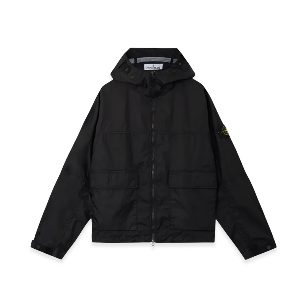 Stone Island Membrana 3L TC Hooded Jacket Black